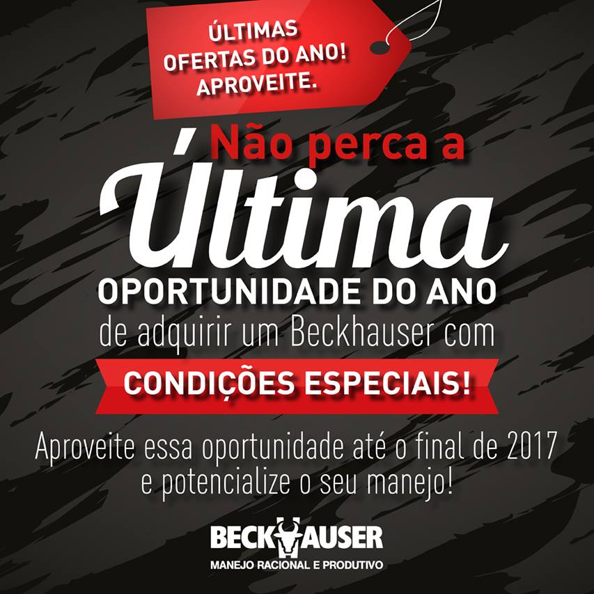 Não perca a última oportunidade do ano!